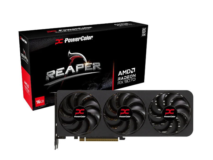 PowerColor Reaper AMD Radeon RX 9070 16GB GDDR6